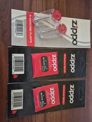 Zippo feuerstein und docht - feuerstein,